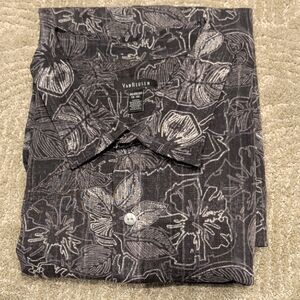 Van Heusen Charcoal Floral Shirt